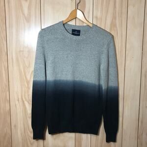 American Eagle Outfitters Preppy Black Ombre Gradient Knit Sweater XS